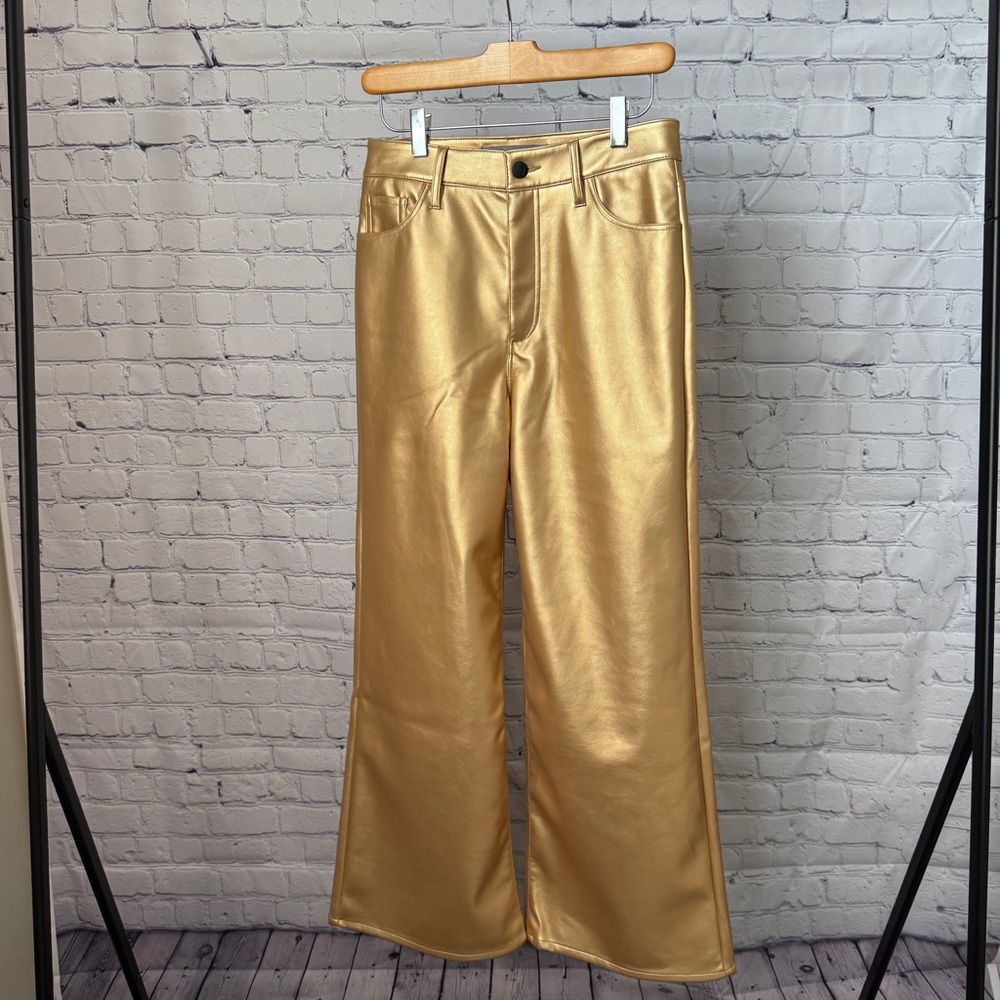 Joe’s Metallic Ankle Wide Jeans 27